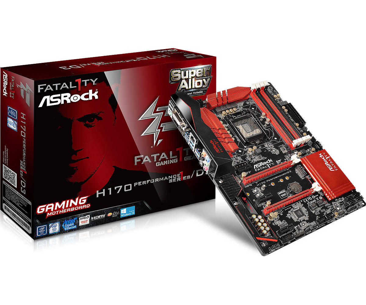 Asrock Fatal1ty H170 Performance D3 Motherboard Specifications On Motherboarddb